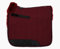 Engel Reitsport | SCHABRA1-D-BOR-BOR | Schabracke | Steppstoff | Lammfell im Sattelbereich | Half Lined | Fellkranz vorne | Dressur | Stoff Bordeaux Fell Bordeaux