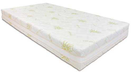 Baldiflex Matratze 700 Sprungfedern, Kissen/Die Seife Aloe Vera, 120 x 190 cm