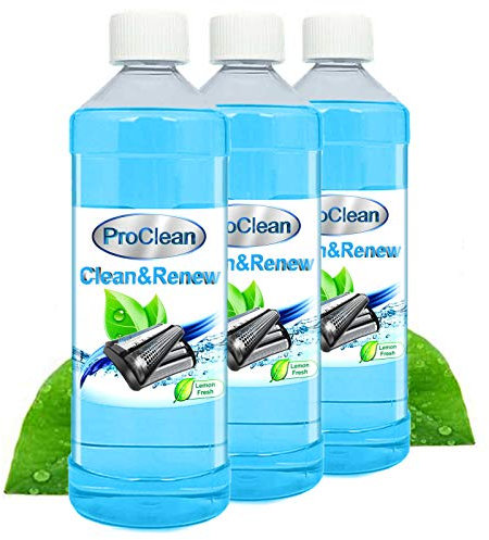 Ideal Pro Clean Scherkopfreiniger 3 x 1000ml Nachfüllflüssigkeit für Reinigungskartuschen. Braun CCR Kartuschen + gängige Kartuschen