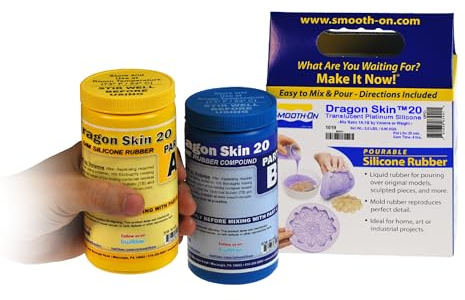 Smooth Dragon Skin 20 Mold Making Silicone Rubber - Trial Unit by