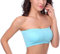 Soutien-Gorge Forme Bandeau Hoerev, Stretch et sans Coutures, avec Coussinets Amovibles - Bleu - S
