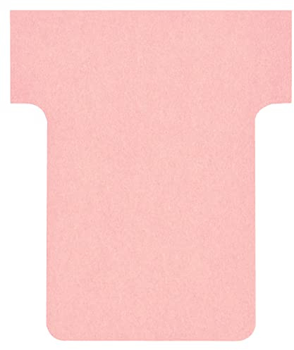 Nobo Kartentafel Zubehör T-Karten, Größe 1.5, 100 Stück, pink