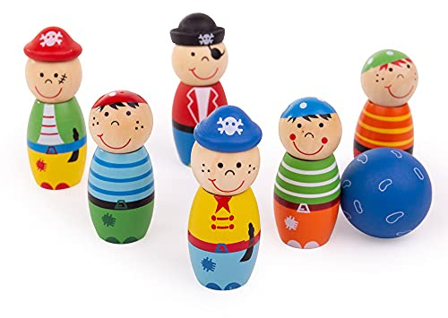 Bigjigs Toys Piratenkegel