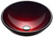 Kraus gv-200 Unterbrechung rot Glas Schiff Waschbecken
