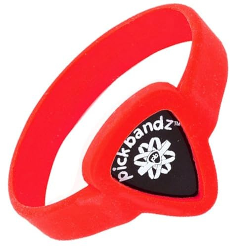 Pickbandz Bracelet - Fire Orange XL - Guitar Pick Plectrum Holder