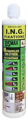 Résine scellement chimique DSMax beige 300ml Ing Fixations
