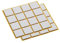 Metafranc Filz-Gleiter 32 x 32 mm - selbstklebend - weiß - 30 Stück - Effektiver Schutz Ihrer Möbel & Stühle / Möbelgleiter-Set für empfindliche Böden / Stuhlgleiter / Bodengleiter / 644996