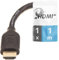 valonic cable HDMI court, 1m - 4k, ARC, Ultra HD, Ethernet, high Speed - noir, pour TV, Macbook, PC, PS5 100cm