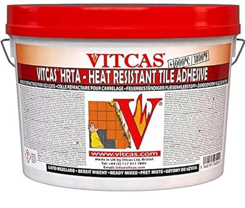 Colla per piastrelle resistente al calore, 5 kg, già miscelata