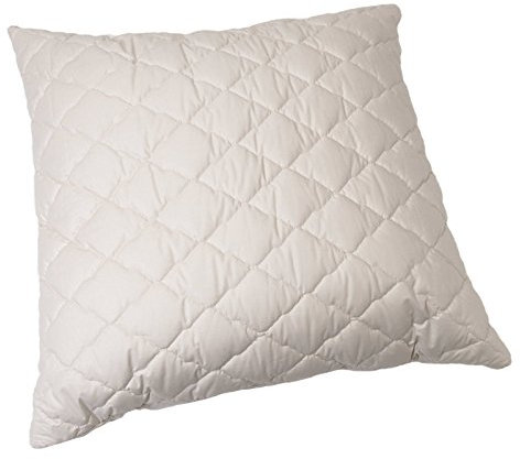 Öko Planet Bio Schafwoll-Kissen 80x80 cm, Kopfkissen mit Schurwoll-Füllung, Bezug 100% Bio Baumwolle waschbar