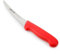 Arcos Cuchillo deshuesador 5,s Acero Inoxidable Nitrum y Hoja 140 mm. Cuchillo Carnicero Profesional para Cortar Huesos Carne. Mango ergonómico Polipropileno. Serie 2900. Color Rojo.