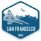 2 x San Francisco Vinyl Aufkleber Aufkleber Laptop Auto Reise Gepäck Label Tag # 9323 - 10cm/100mm Wide