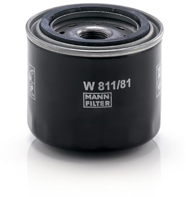 MANN-FILTER W 811/81 Oil Filter - for Off-Highway Applications | For Off-Highway, Highest Filtration Performance, Engine Protection, High Quality Sealing, True OE Engineering