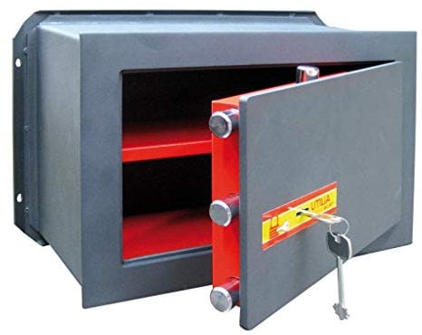 WEBMARKETPOINT Cassaforte per chiavi antifurto in lega di acciaio 420x280x200 mm