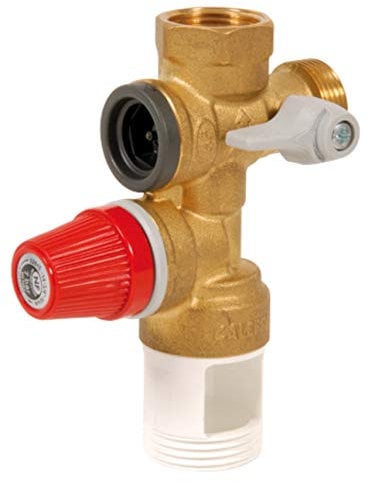 groupe de sécurité - pour chauffe eau - diam 20 x 27 mm - nf - corps laiton - thermador gsl