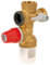 groupe de sécurité - pour chauffe eau - diam 20 x 27 mm - nf - corps laiton - thermador gsl