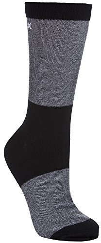 Trespass Mens Tippo Two Tone Lightweight Coolmax Socks (1 Pair) (7/11 UK) (Black)