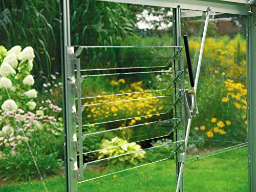 Vitavia Lamellen-Wandfenster aus Alu/Glas versch. Farben silber
