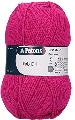 Patons Fab DK, Strawberry (2340), 100g