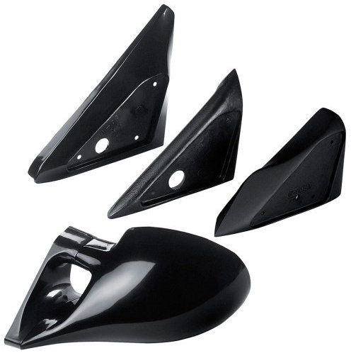 AUTO-STYLE Satz Spiegeladapterplatten kompatibel mit BMW 3er E46 1998-2005 Limousine/Touring