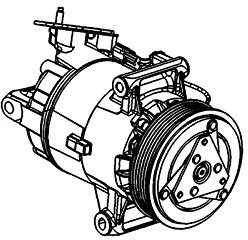 Delphi TSP0155927 Air Conditioning Component