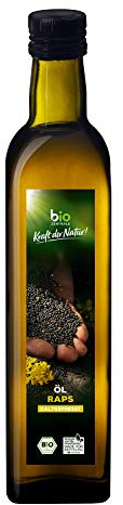 biozentrale Rapsöl Kaltgepresst, 6 x 500 ml
