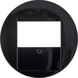Hager 6810332045 – Deckel Antennen USB Ladekabel, R.X, Schwarz Glanz