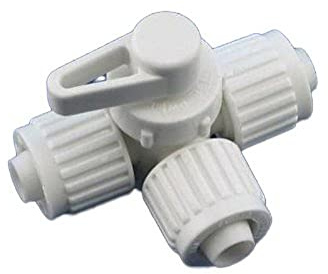 Flair-It 16914 Plastic 180 Degree Center Drain Valve, 0.5 Size