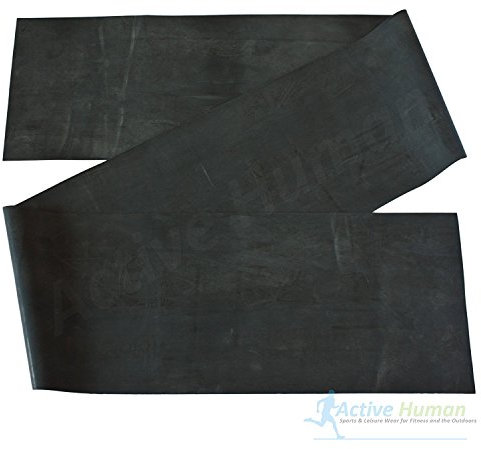 Theraband Gymnastikband für Fitnessübungen / Physiotherapie, B0104FSEIA, Black (Special Heavy), 1,5 m