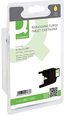 Q-Connect Ink for Brother LC1240 Ink Cartridge - Yellow