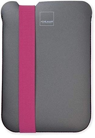 Acme Skinny 7 Sleeve for Tablets And Ipad Minis - Grey / Pink