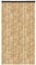 Arsvita Insektenschutzvorhang 56x185 cm (Breite x Länge) Flauschvorhang in Beige für Wohnmobil, Wohnwagen, schmale Türen, Fadengardine Ø4cm