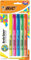 BIC Brite Liner Highlighter, Chisel Tip, Assorted Highlighter Colors, 5-Count, Chisel Tip for Broad Highlighting or Fine Underlining