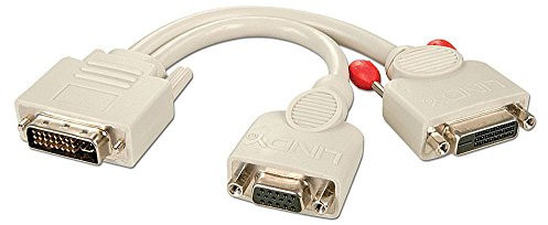 Lindy 41048 Cavo Splitter Dvi Vga E Dvi-D
