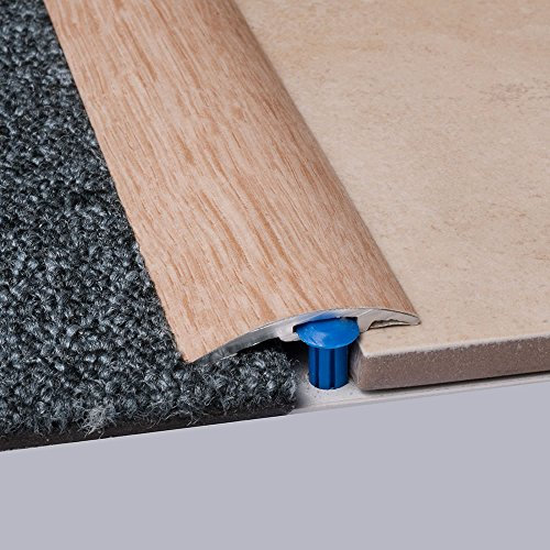 Laminat-Ausgleichsschiene Eiche Nordic 900 mm, für 4 - 14 mm Höhenunterschied
