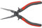 KS TOOLS 922.8021 Pince à bec demi-rond droit ULTIMATE, L.215 mm, Rouge/Gris