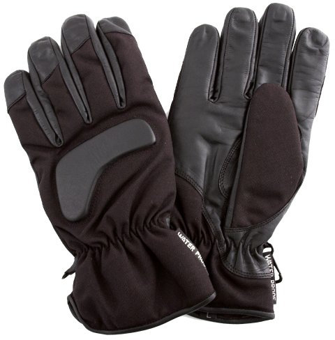 Roleff Racewear Textil/Lederhandschuhe, Schwarz, M