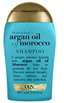 OGX Renewing+ Argan Oil of Morocco Shampoo Reisegröße, regenerierendes Haarshampoo mit marokkanischem Arganöl, schützendes Haarpflege Shampoo ohne Sulfate (88,7 ml)