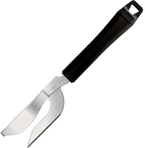 Fischentschupper 22 Utensili Cucina Edelstahl/Pp Schwarz