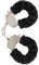 Toy Joy Furry Fun Hanschellen Plüsch Schwarz, 1 Stück
