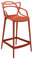 Kartell Masters Stool Hocker, Orange Rost, H.65