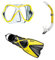 Mares X-One + X-Vision + Sailor Schnorchelset Gr. 35-47 (gelb, S/M (35-38))