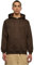 Urban Classics Herren Kapuzenpullover Blank Hoodie, Farbe Brown, Größe XL