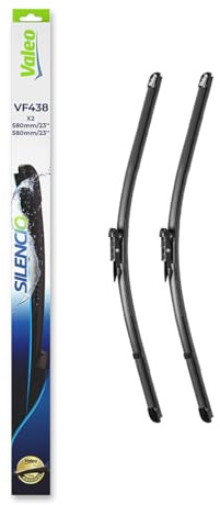 Valeo Silencio Kit of 2 Wiper Blades VF438 - Front - 580 mm / 580 mm