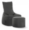SITTING POINT only by MAGMA Sitzsack-Set Brava Swing + Hocker anthrazit