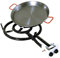 Réchaud + plat paëlla Garcima - 2 rampes - Diamètre 40 cm - Diamètre du plat 42 cm