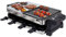Syntrox Germany stainless steel design raclette Bern with grill and hot stone for 8 people