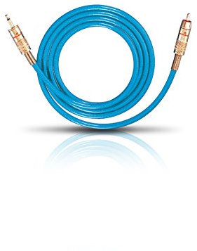 Oehlbach NF 113 DI 150 - Cavo Cinch Audio Digitale - Cavo coassiale S/PDIF di alta qualità, schermatura multipla, 75 Ohm - 3m - blu