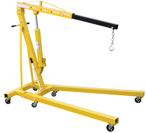 Vestil EHN-40-C Heavy Duty Steel Shop Crane Engine Hoist with Folding Legs 4000 lbs Capacity