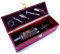 GOODS+GADGETS Coffret à vin Sommelier Set Cadeau de vin Coffret en bois pour une bouteille de vin avec accessoires pour les amateurs de vin ; Coffret en bois au look acajou 6 pièces